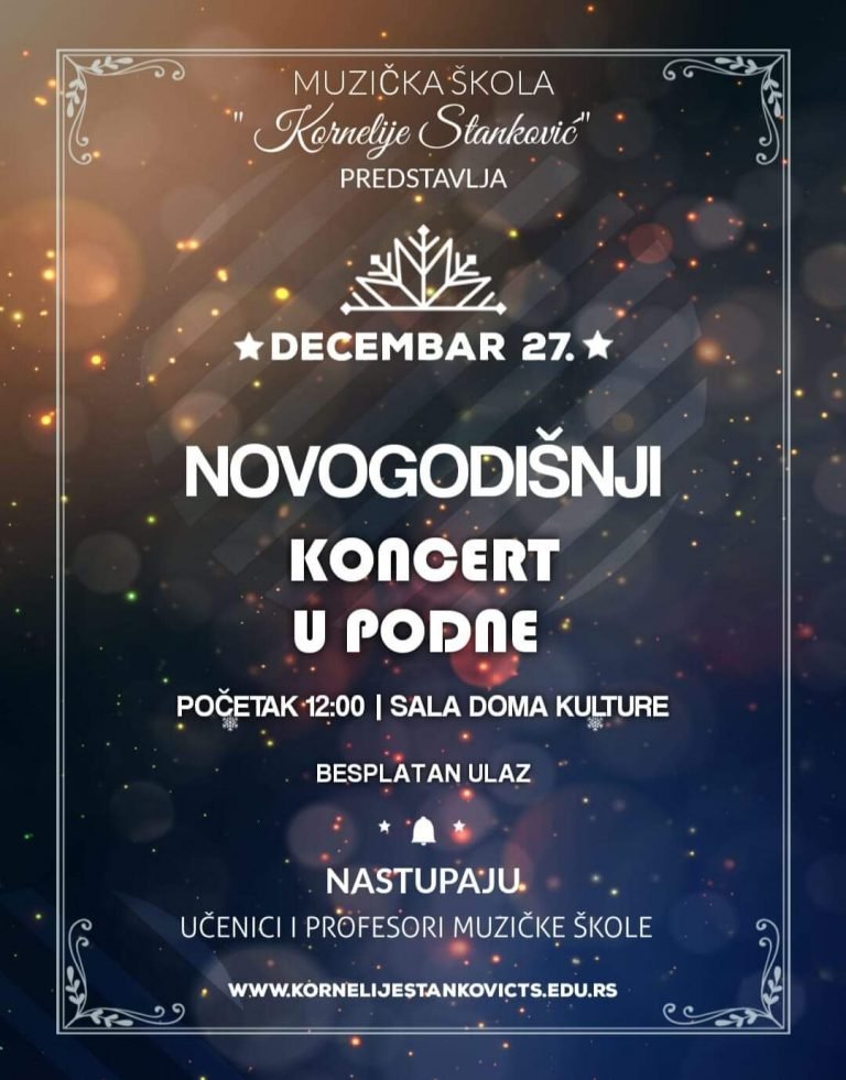 NOVOGODIŠNJI KONCERT U PODNE