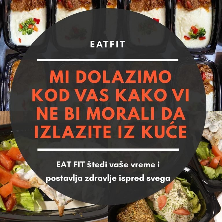 EAT FIT štedi vaše vreme i postavlja zdravlje ispred svega