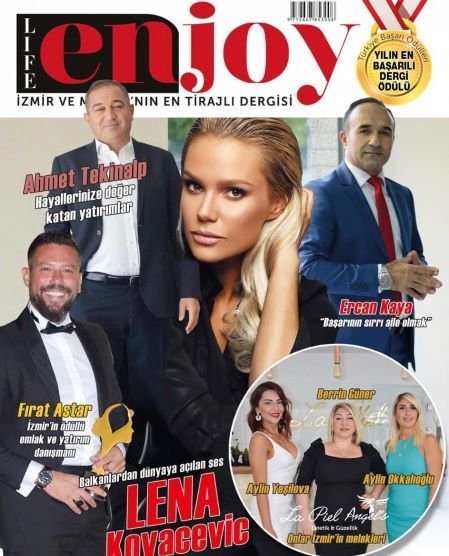 Lena Kovačević zvezda u Turskoj  – Naslovna strana časopisa „Enjoy“-