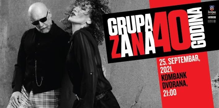 Grupa ZANA proslavlja 40 godina postojanja 25. septembra u Kombank dvorani!