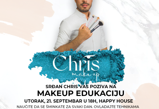 Male tajne velikih majstora: Srđan Chris vas poziva na Make up edukaciju