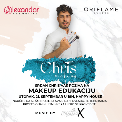 Male tajne velikih majstora: Srđan Chris vas poziva na Make up edukaciju