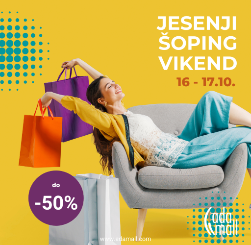 Jesenji šoping vikend u ADA MALL-u