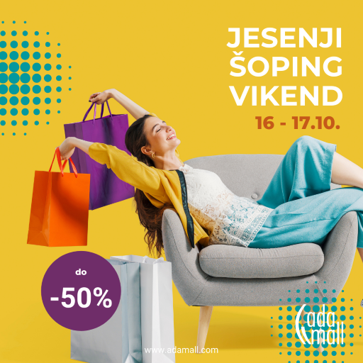 Jesenji šoping vikend u ADA MALL-u