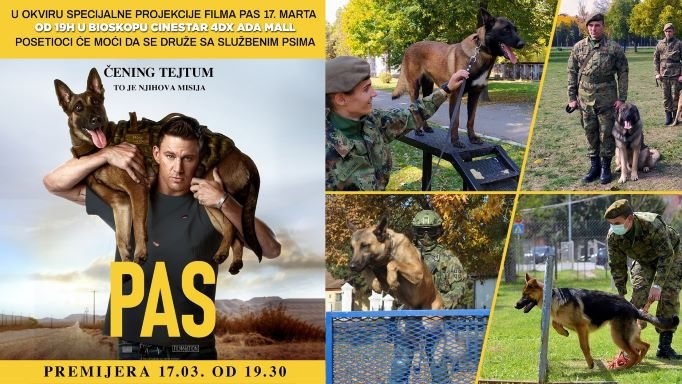 „DOG WEEKEND“ od 17. do 20. marta u CineStar bioskopu