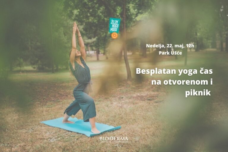 Besplatan joga čas i piknik na otvorenom u parku Ušče