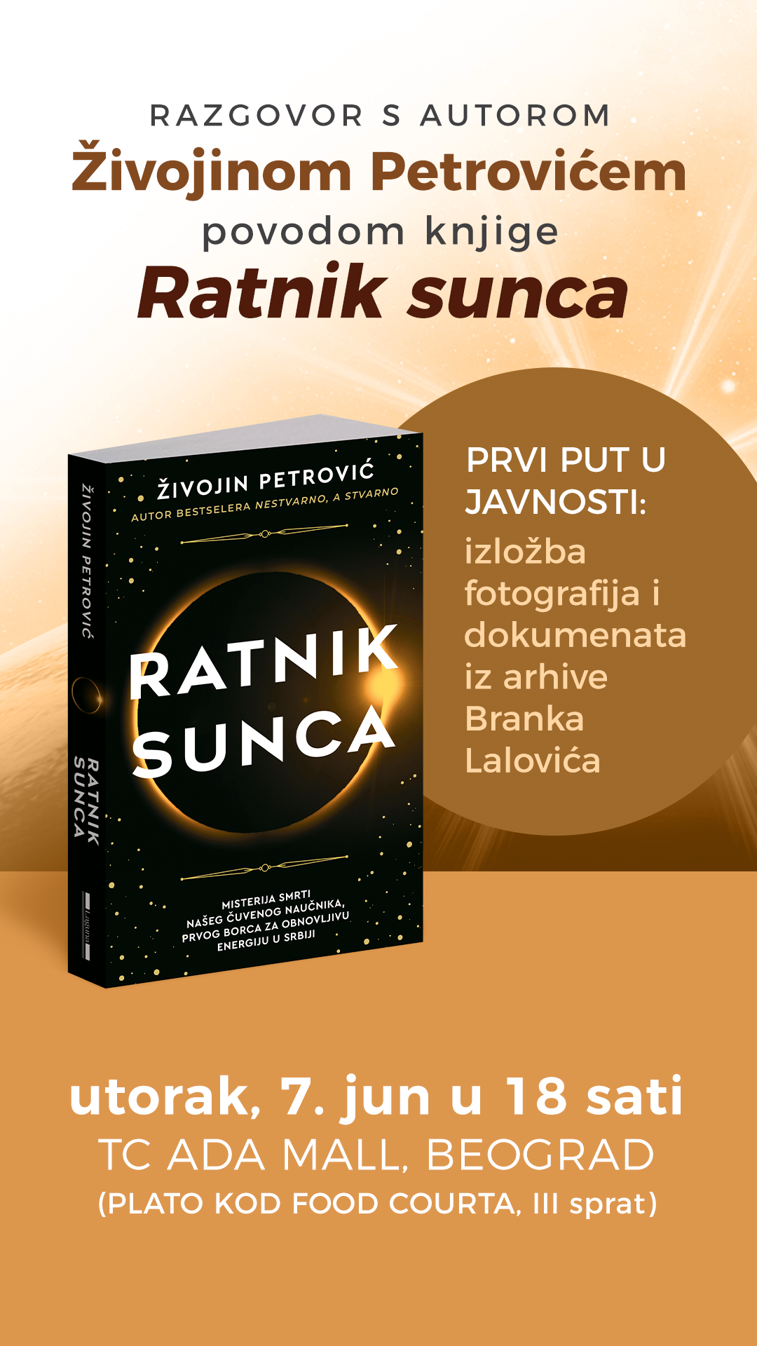 Razgovor Sa Autorom Živojinom Petrovićem U Ada Mall-u - SHINE Magazin