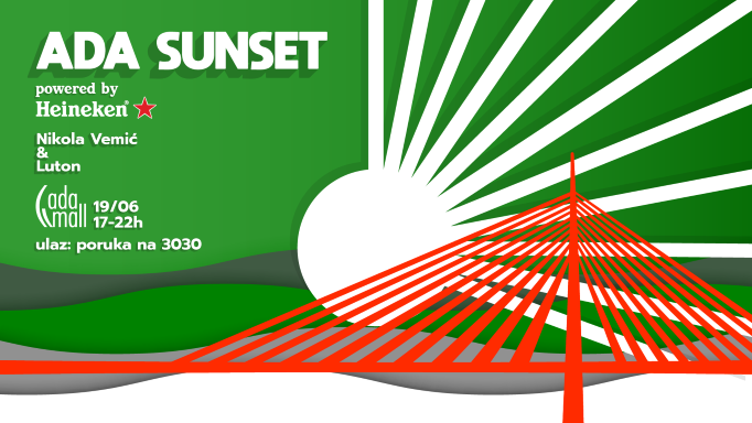 Heineken žurka na najlepšoj terasi u Ada Mall-u