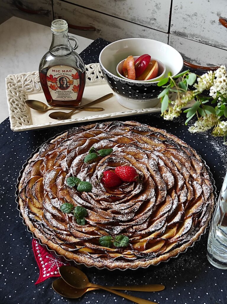 Francuski tart od jabuka i banana