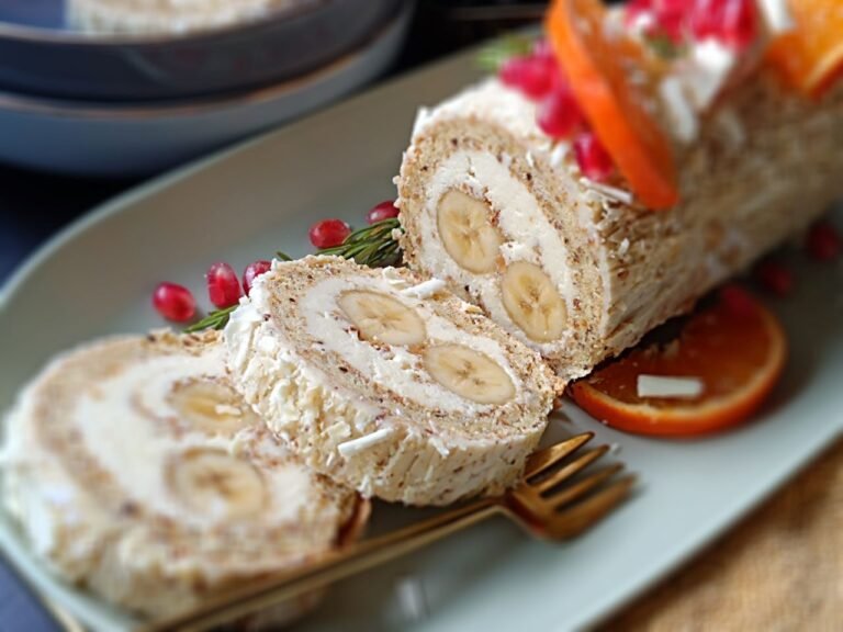 Brzinski voćni kolač – Banana rolat