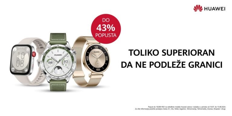 Huawei proslavio ukidanje carina na svoje nosive uređaje – satovi i slušalice od sada drastično povoljniji